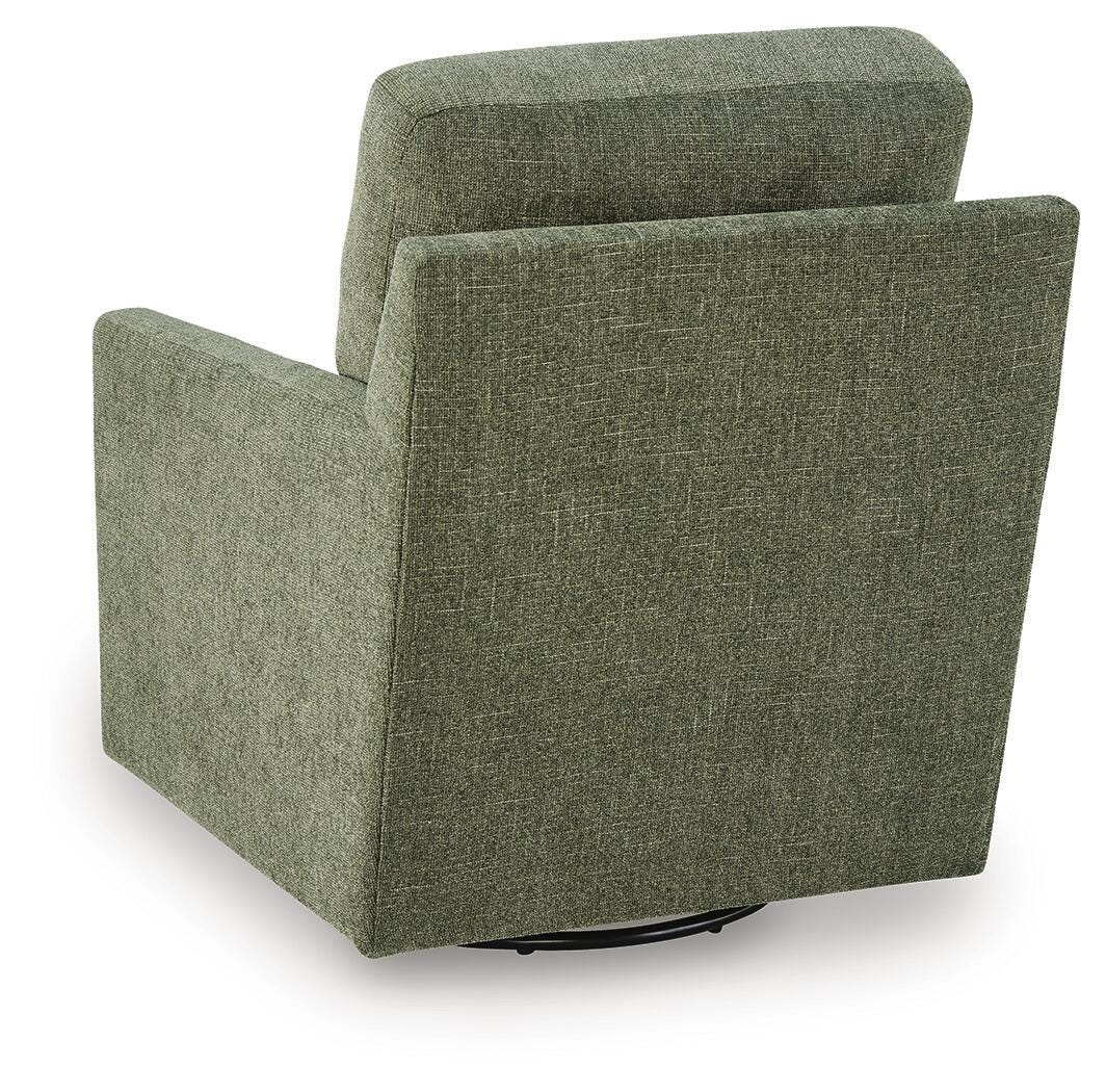 Dishford Evergreen Swivel Accent Chair