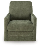 Dishford Evergreen Swivel Accent Chair