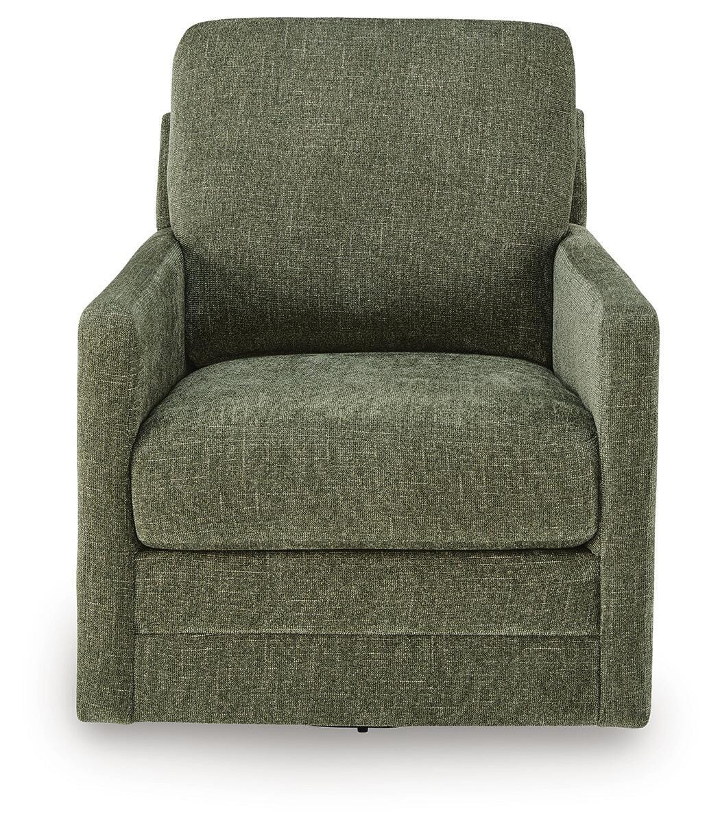Dishford Evergreen Swivel Accent Chair