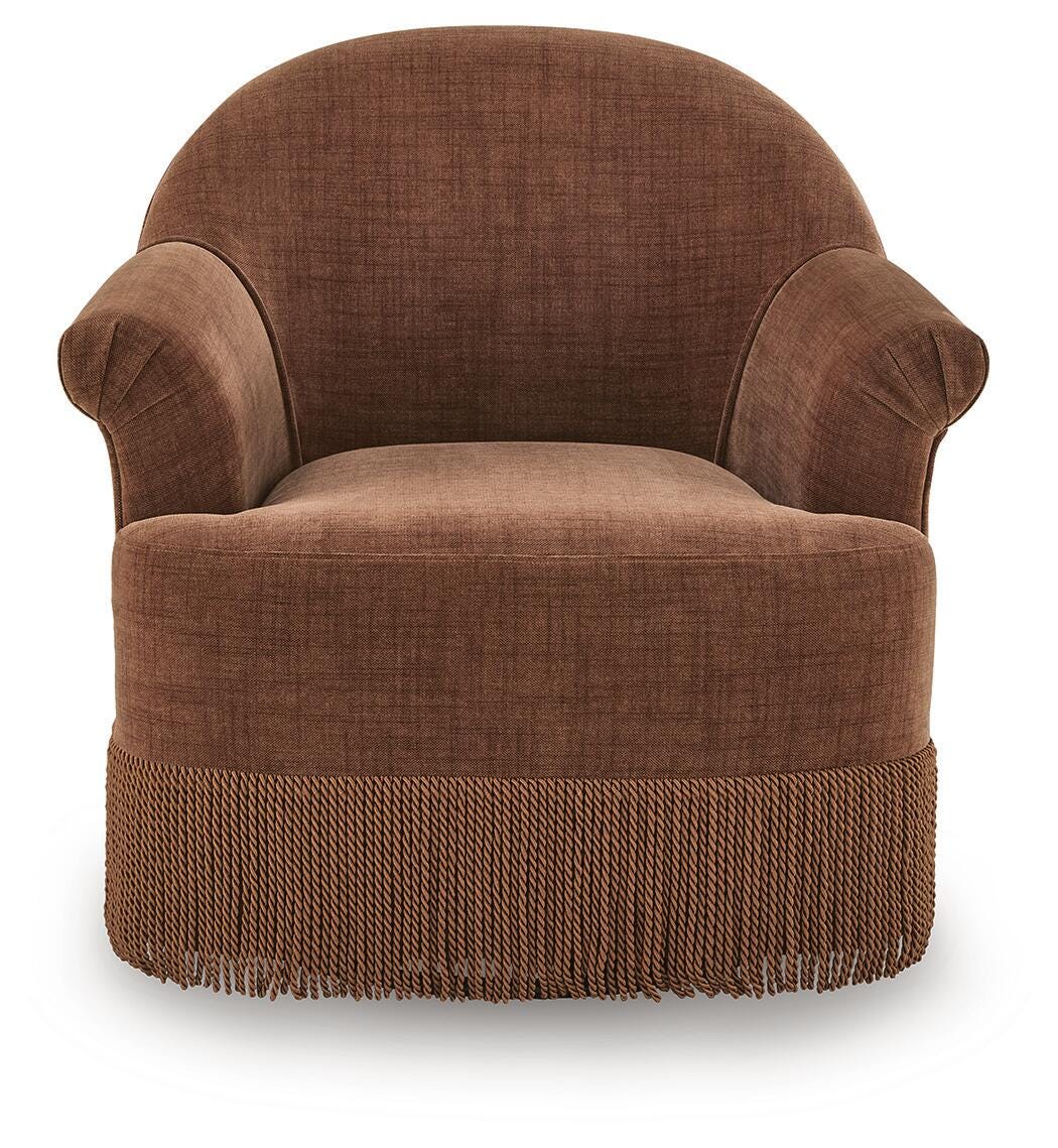 Jeanwell Clay Swivel Accent Chair