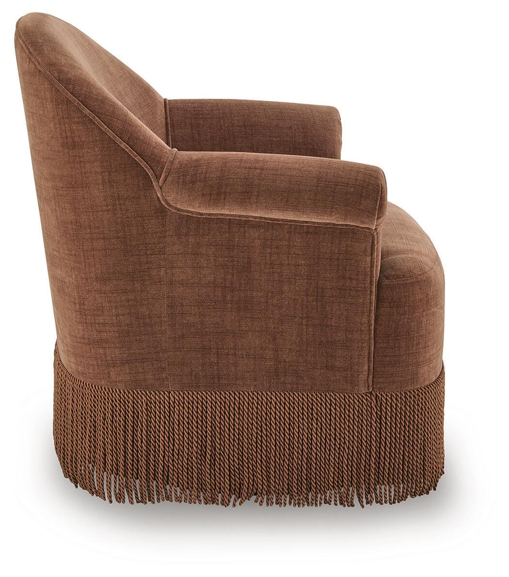 Jeanwell Clay Swivel Accent Chair