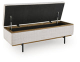 Dettaford Next-Gen Nuvella Stone Storage Bench (Online Special Price)