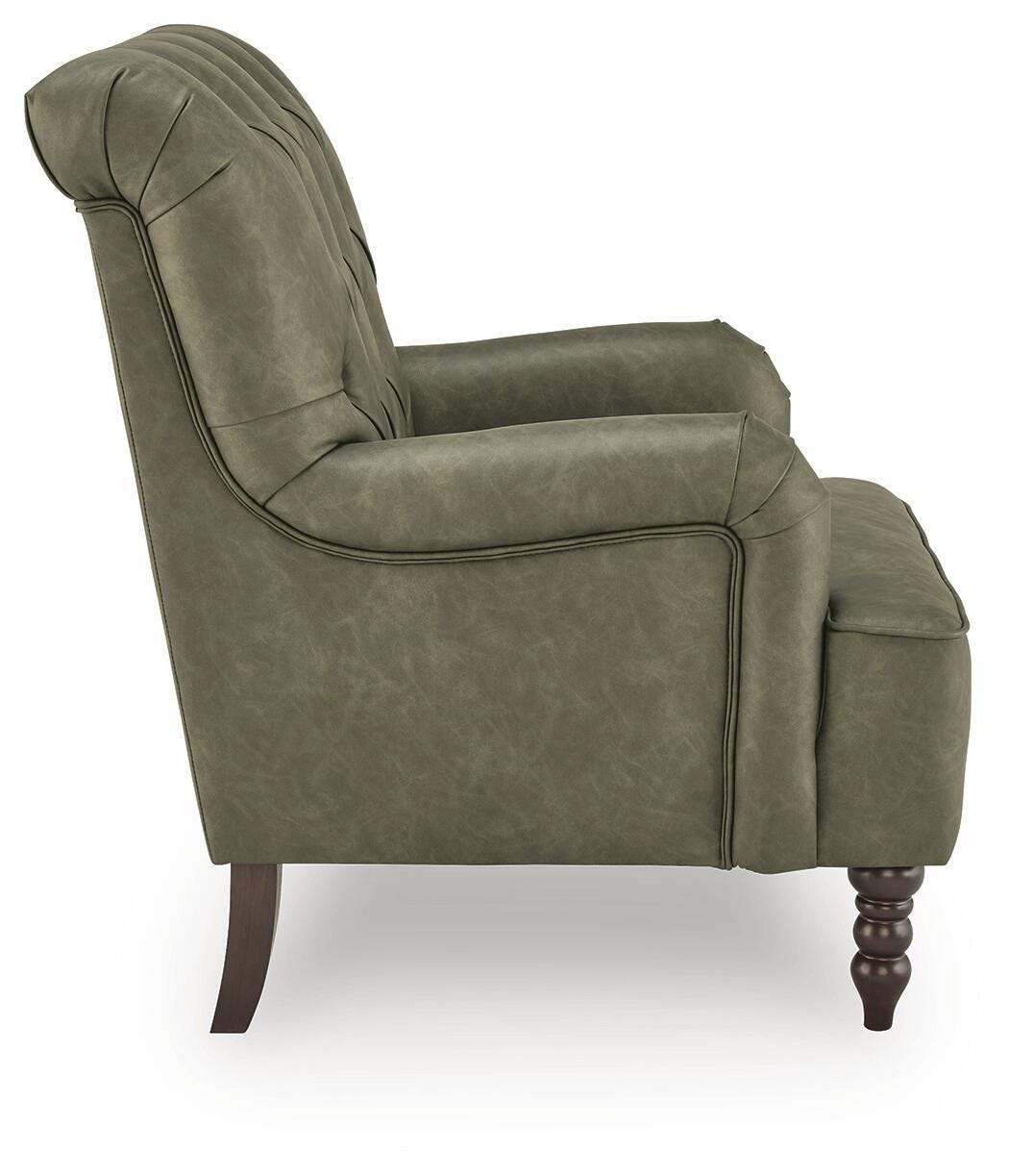Tartonelle Green Accent Chair