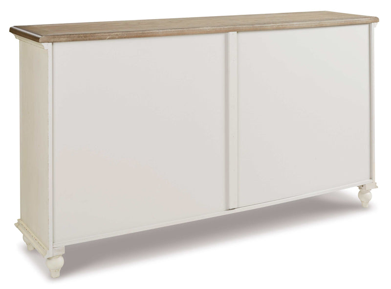 (Online Special Price) Roranville Antique White Accent Cabinet - Ornate Home