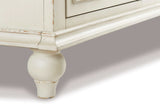 (Online Special Price) Roranville Antique White Accent Cabinet - Ornate Home