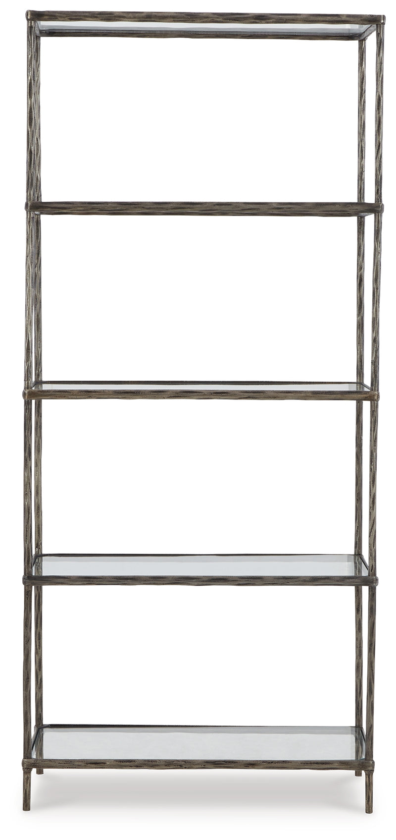 Ryandale Antique Pewter Finish Bookcase - Ornate Home