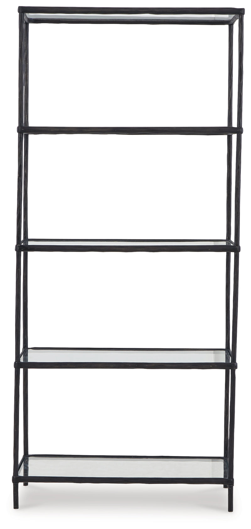 Ryandale Antique Black Bookcase - Ornate Home