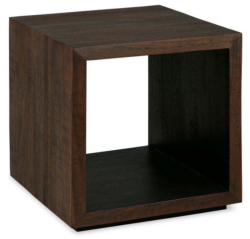 Hensington Brown & Black End Table - Ornate Home