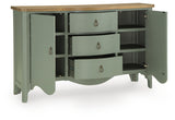 Actonville Antique Green Accent Cabinet (Online Special Price)