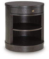 Leighmour Dark Brown Accent Table (Online Special Price)