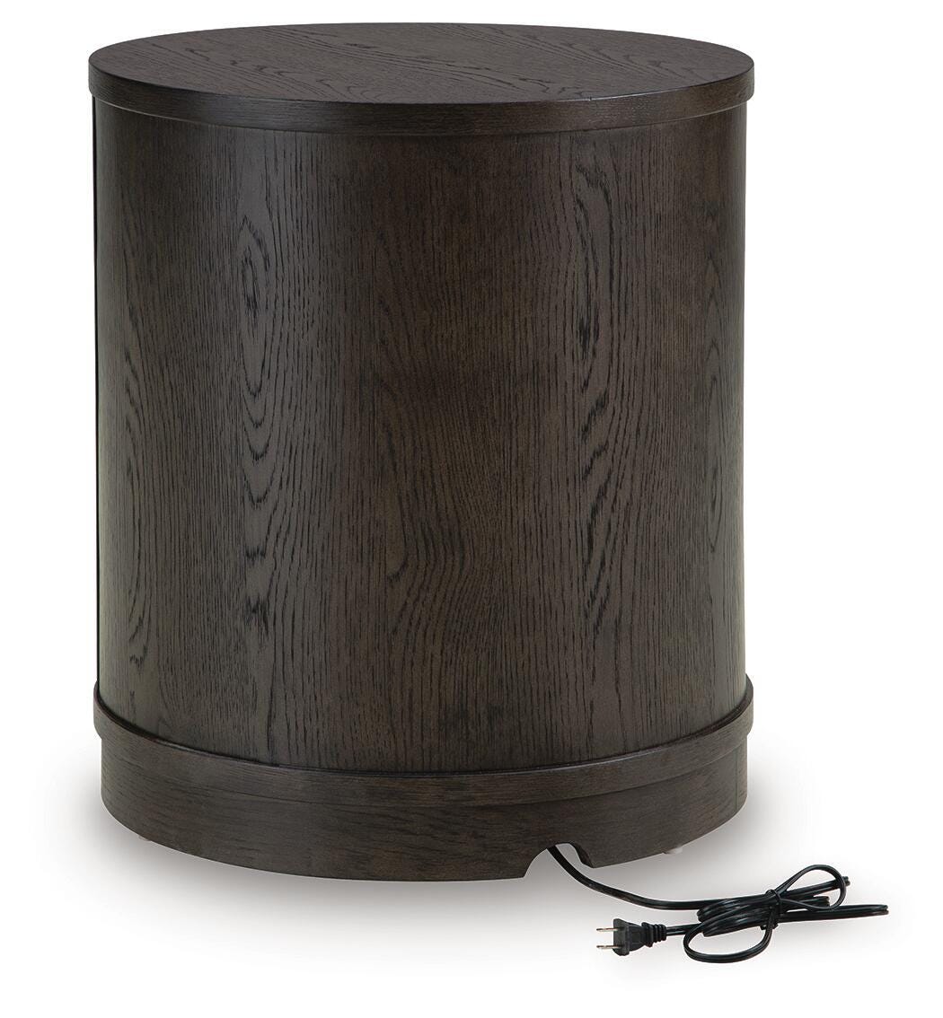 Leighmour Dark Brown Accent Table (Online Special Price)