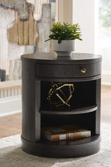 Leighmour Dark Brown Accent Table (Online Special Price)