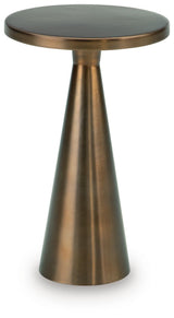 Budington Light Bronze Finish Accent Table