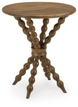 Jadner Light Brown Accent Table