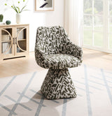 Priel Green Accent Chair with Swivel