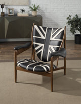 Brancaster Antique Slater/Old Oak Accent Chair