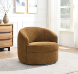 Vega Camel Accent Chair w/Swivel