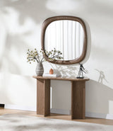 Markku Natural Marble/Oak Console Table