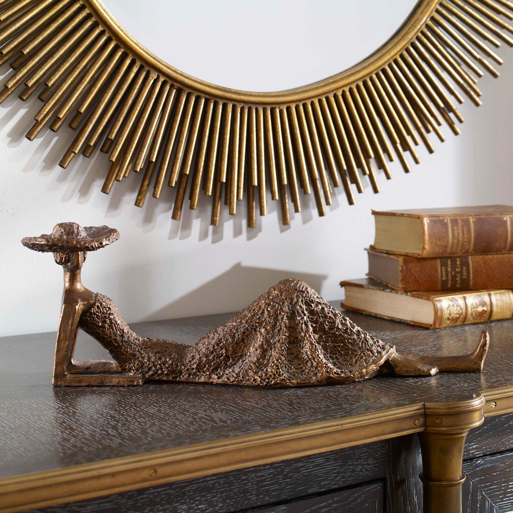 Summer Days Antique Bronze Sculpture
