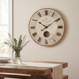 Harrison Gray Bronze/White 23" Clock