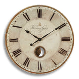 Harrison Gray Bronze/White 23" Clock