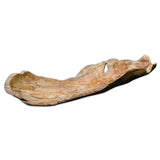 Teak Brown/Woodtone Leaf Bowl