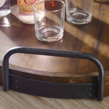 Reine Brown/Gray Round Wooden Tray