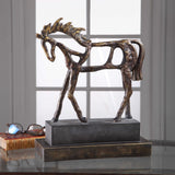 Titan Horse Bronze/Brown/Gray Sculpture