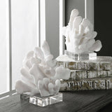 Charbel White Bookends (Set of 2)