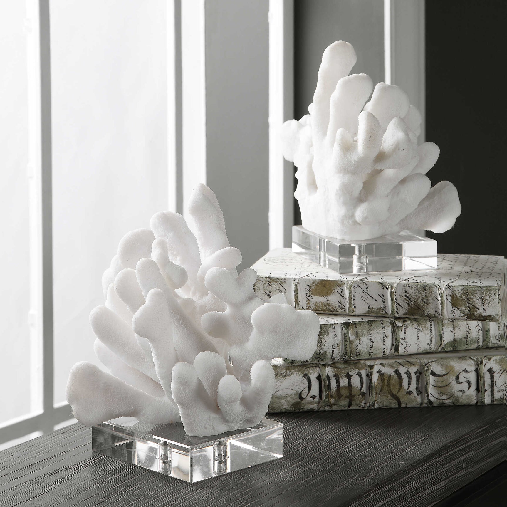 Charbel White Bookends (Set of 2)