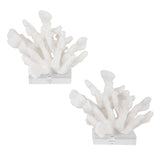 Charbel White Bookends (Set of 2)