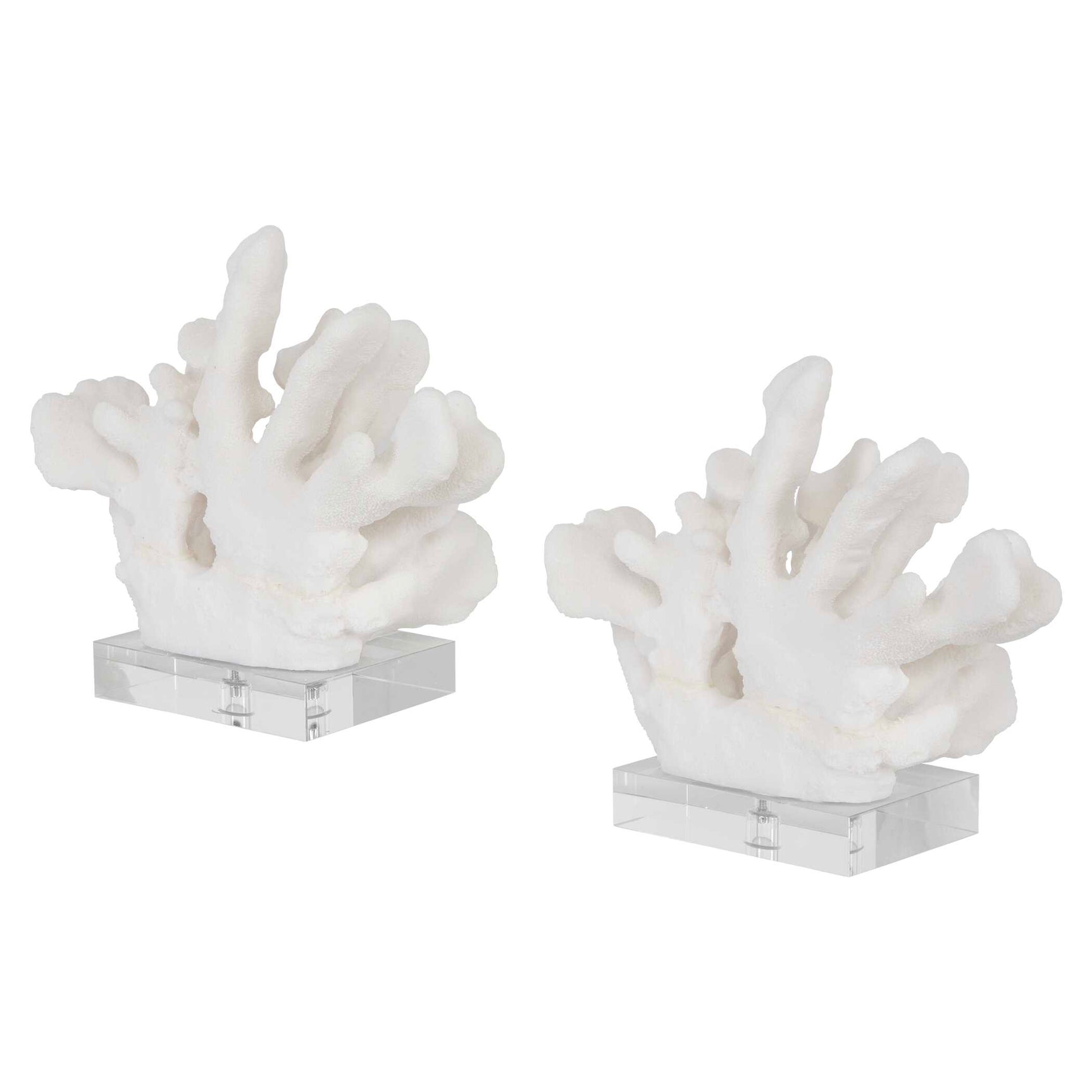 Charbel White Bookends (Set of 2)