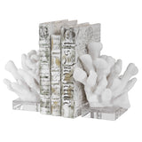 Charbel White Bookends (Set of 2)