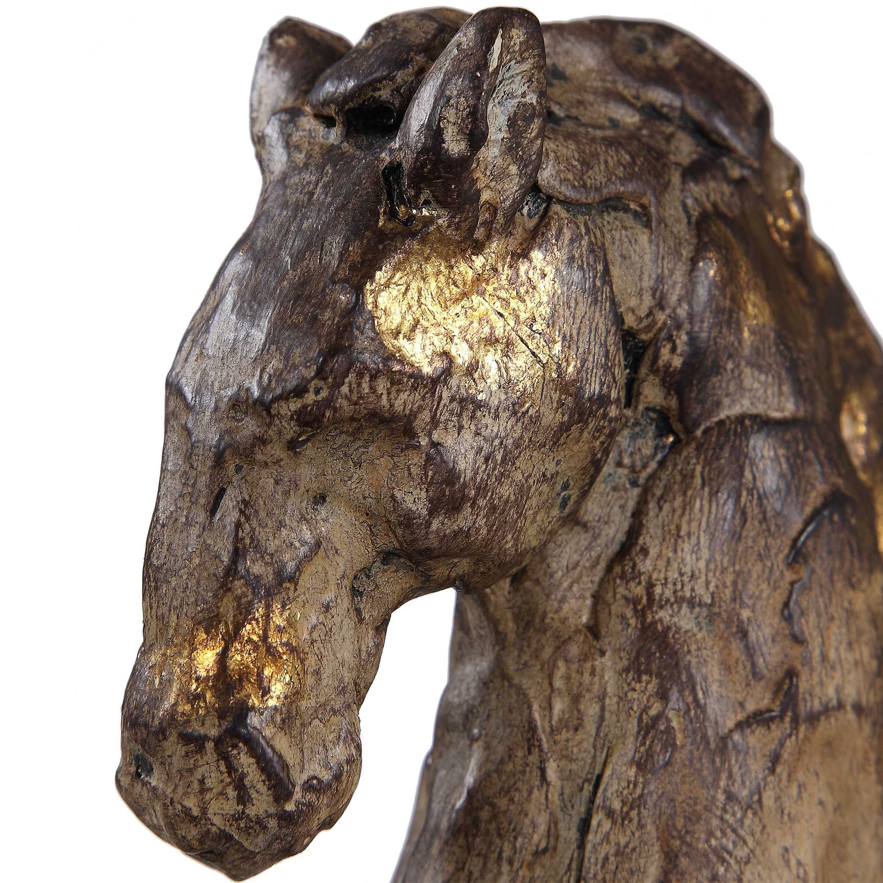 Caballo Dorado Gold/Silver Horse Sculpture