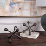 Harlan Black/Nickel Objects (Set of 2)