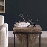 Harlan Black/Nickel Objects (Set of 2)