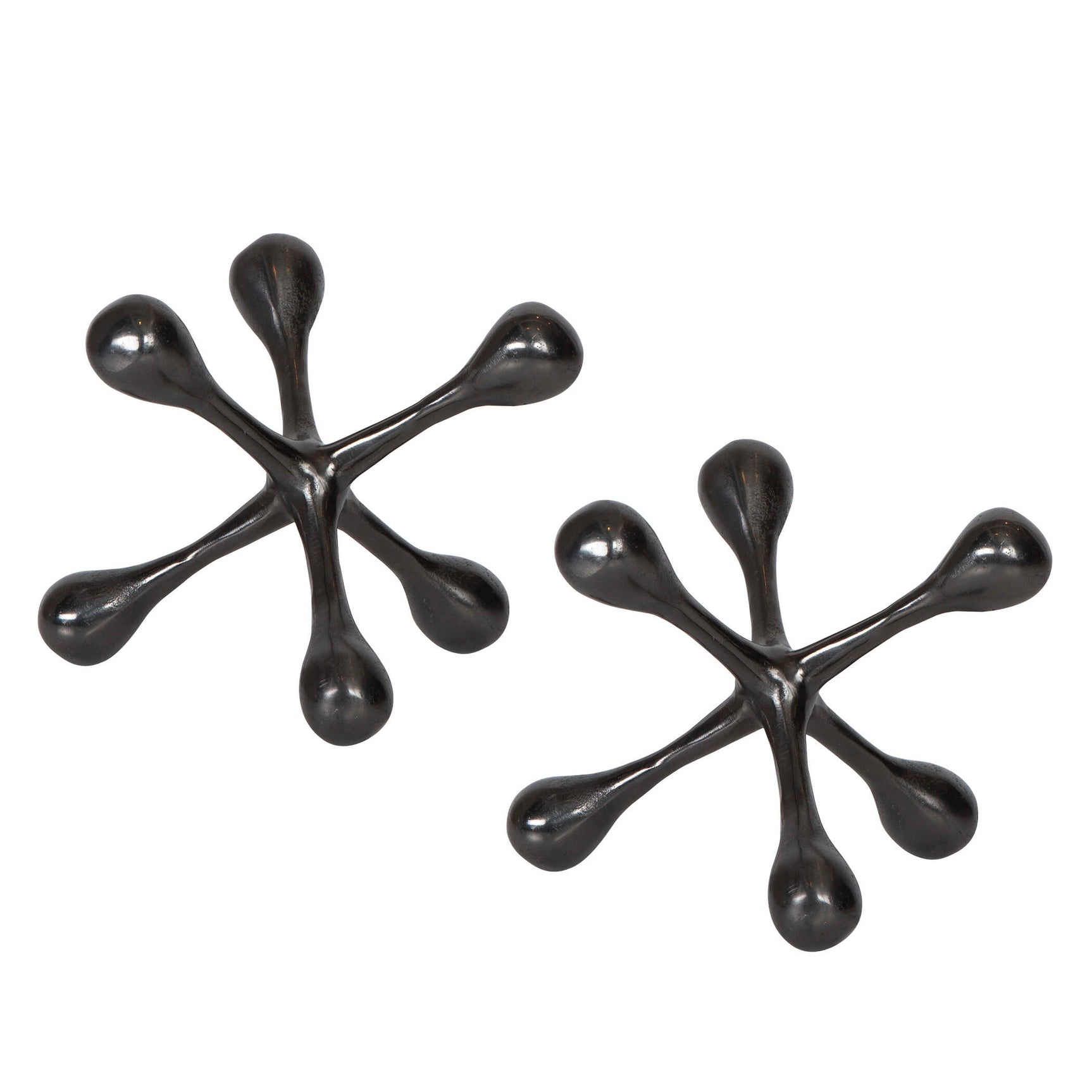 Harlan Black/Nickel Objects (Set of 2)