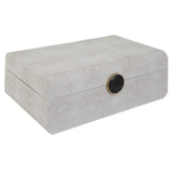 Lalique White Shagreen Box