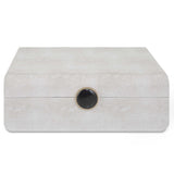 Lalique White Shagreen Box