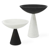 Antithesis Black/White Marble Bowls (Set of 2)