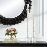Norte White Stone Sculptures (Set of 2)