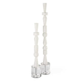 Norte White Stone Sculptures (Set of 2)