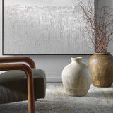 Fernandina Brown/White Oversized Rustic Vase