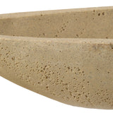 Vessel Ivory Cast Canoe Bowl