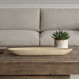 Vessel Ivory Cast Canoe Bowl