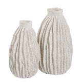 Ivory Ridge White Vases (Set of 2)