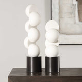 Symmetry White Sculptures (Set of 2)