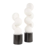 Symmetry White Sculptures (Set of 2)