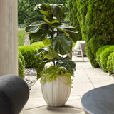 Ridgehaven White Textured Outdoor Planter