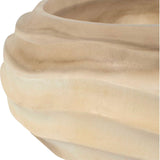 Waveform Brown Bleached Wood Bowl